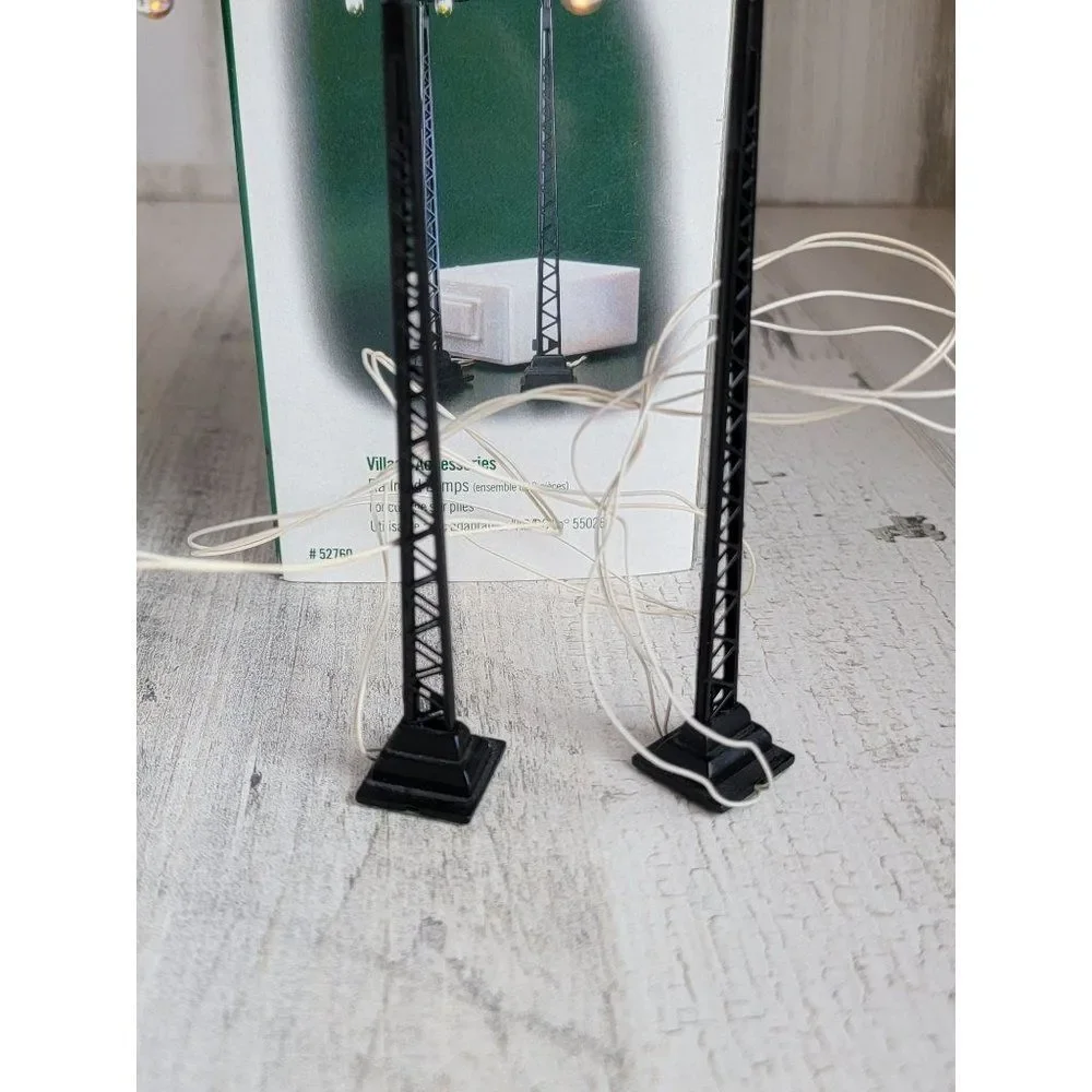 Dept Railroad Lamps‎ 56 52760 snow village accessory Xmas
